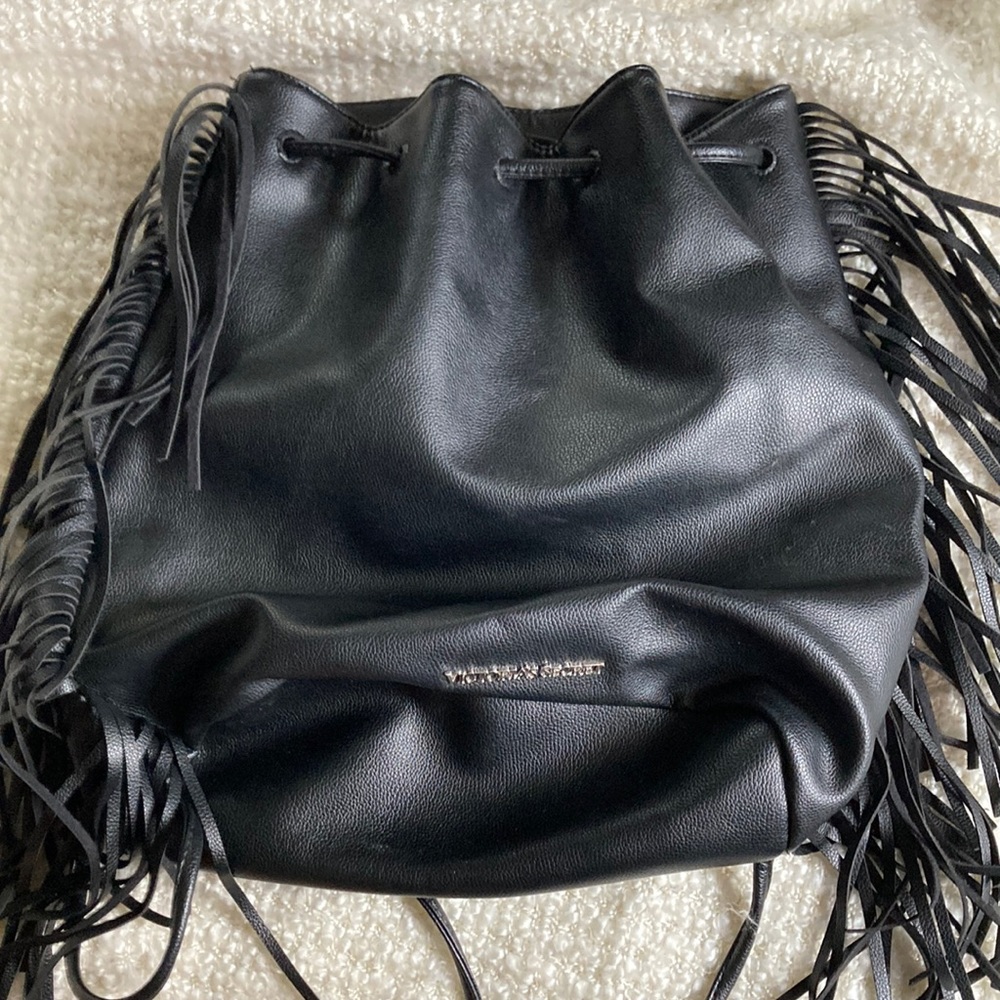 Guc Victoria Secret fringe drawstring backpack